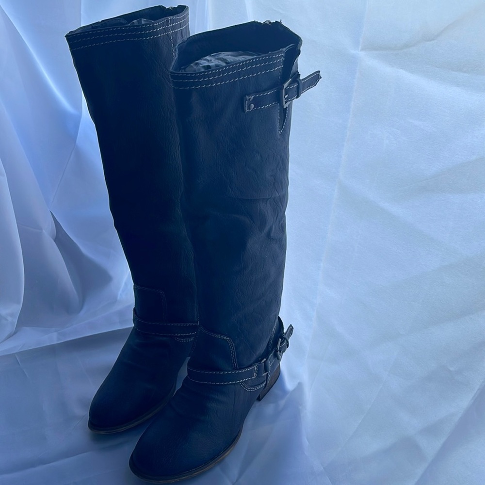 Breckelle's Outlaw Blue Riding Boots sz 7 NWT
